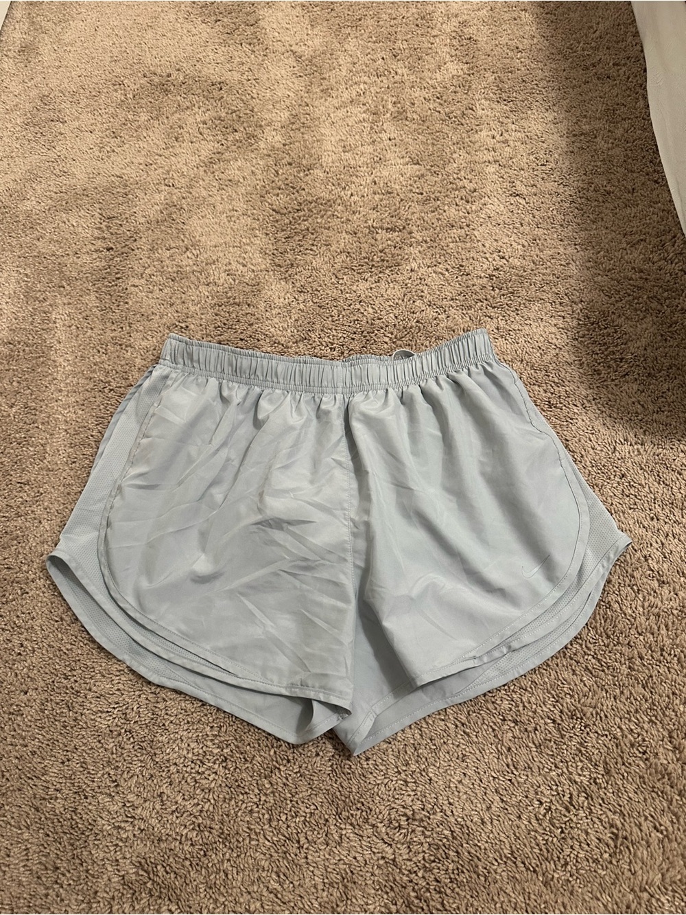 Nike Grey Dri-Fit Running Lined Shorts Athletic Size XL